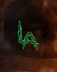 LA Bat Snapback - Glow In The Dark Embroidery