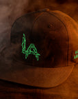 LA Bat Snapback - Glow In The Dark Embroidery