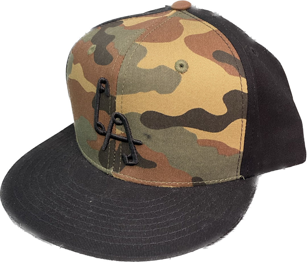 Classic LA Logo Camo/black black logo