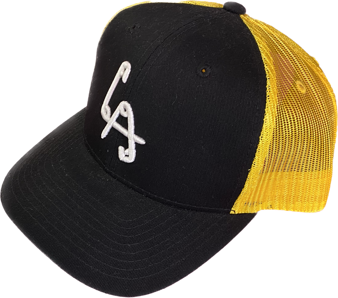 Classic LA Logo Yellow Colored Mesh