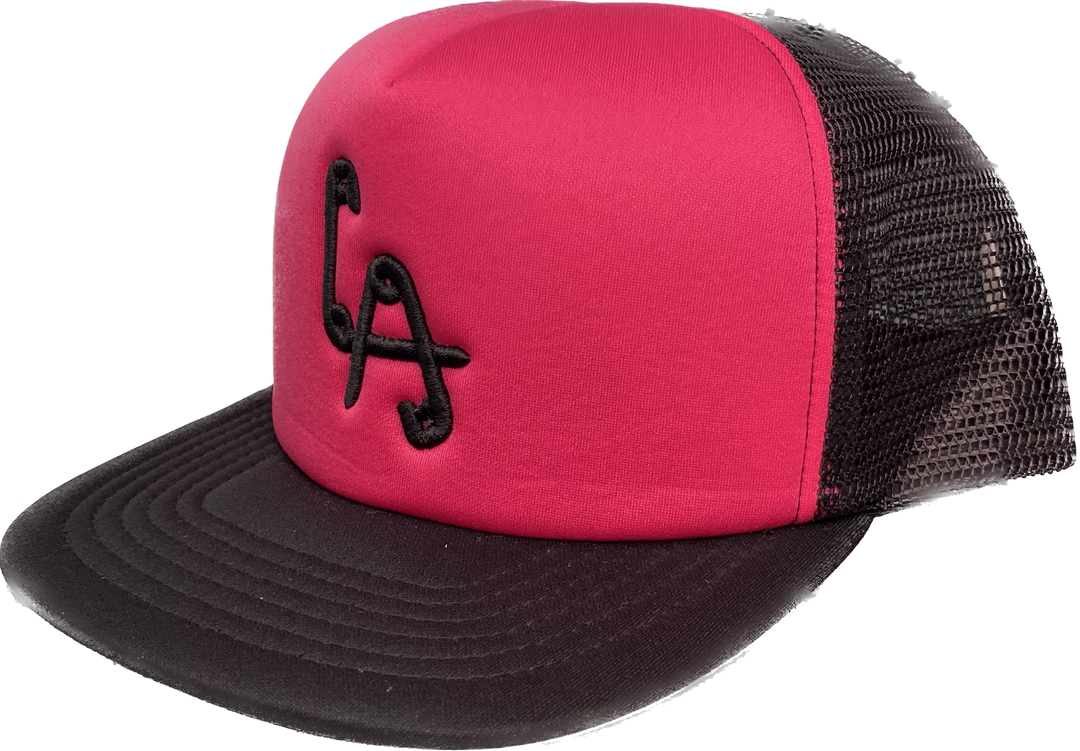 Classic LA Logo Snapback Neon Pink / Black