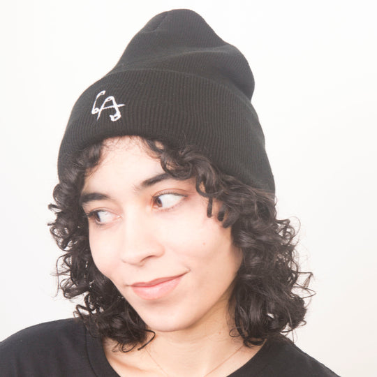 Knitted Beanie - Embroidered Logo