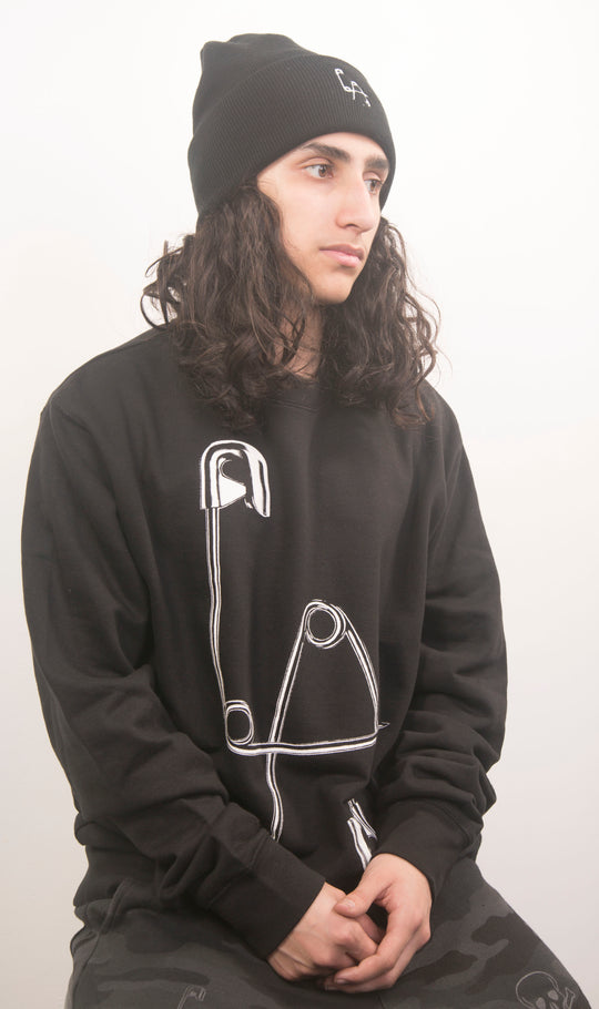 Knitted Beanie - Embroidered Logo